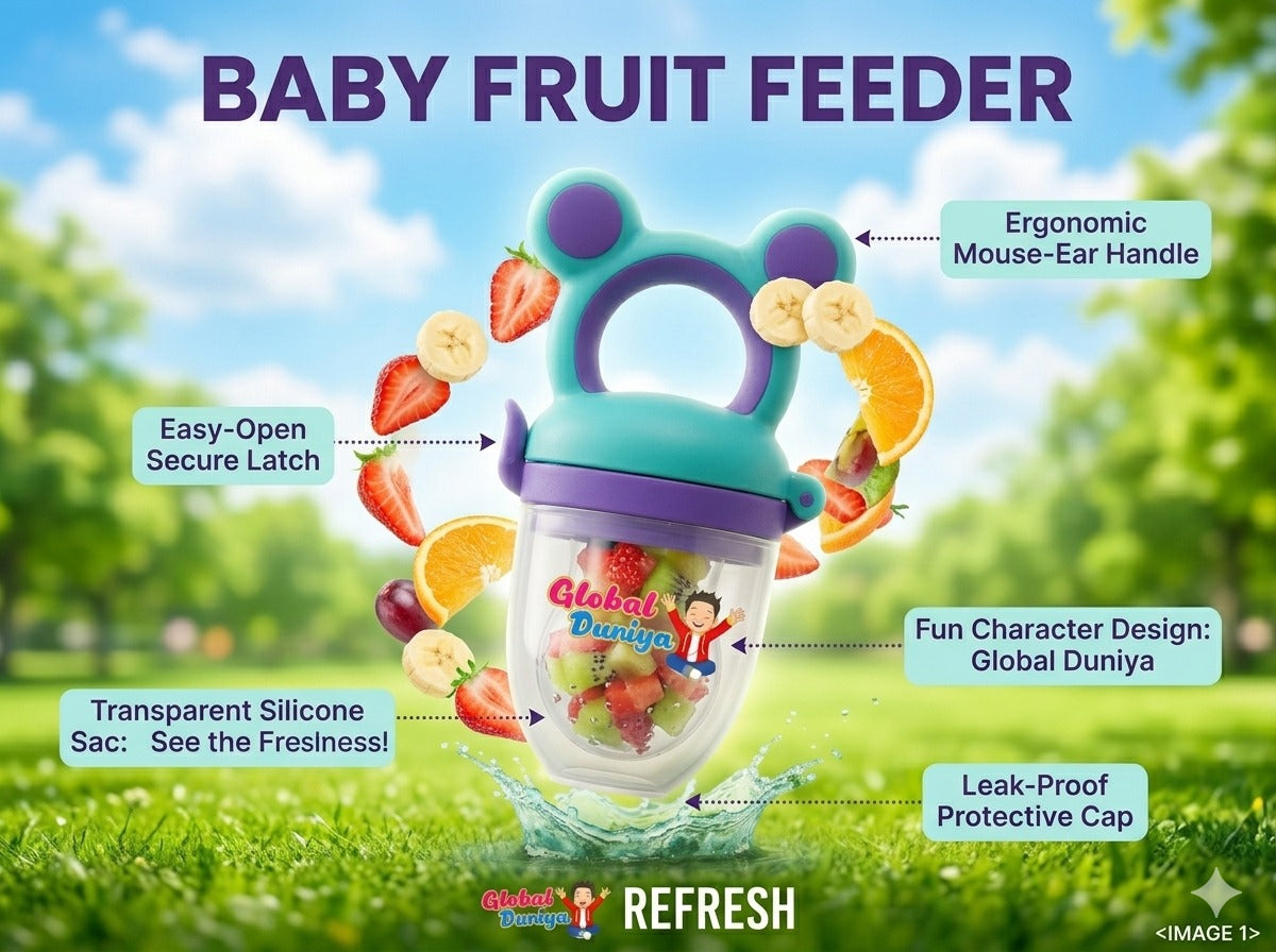 Baby Fruit Feeder and Silicone Nibbler / Pacifier